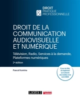 Droit de la communication audiovisuelle : télévision, radio, services à la demande, plateformes numériques - Pascal Kamina