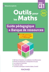 Outils pour les maths, fichier CE1 : guide pédagogique + banque de ressources : démarche explicite, conforme aux programmes - Natacha Besset