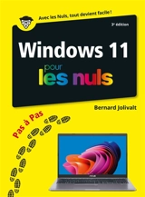 Windows 11 pas à pas pour les nuls - Bernard Jolivalt