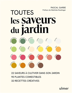 Toutes les saveurs du jardin : 22 saveurs à cultiver dans son jardin, 90 plantes comestibles, 32 recettes créatives - Pascal Garbe