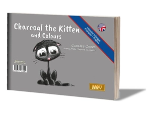 Chaton Charbon et les couleurs. Charcoal the kitten and colours - Georges Crisci