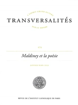 Transversalités, n° 172. Maldiney et la poésie