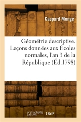 Géométrie descriptive - Gaspard Monge