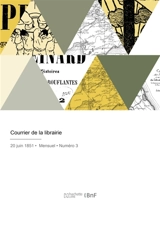Courrier de la librairie - Claudio Jannet
