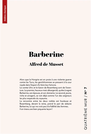 Barberine - Alfred de Musset