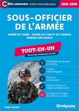 Sous-officier de l'armée : armée de terre, armée de l'air et de l'espace, Marine nationale, tout-en-un : 2025-2026 - Marc Dalens