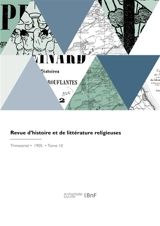 Revue d'histoire et de littérature religieuses - Alfred Loisy