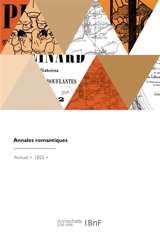 Annales romantiques - Charles Malo