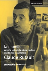La marelle : entre la toile de la même couleur que le mur et la marelle - Claude Rutault