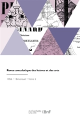 Revue anecdotique des lettres et des arts - Lorédan Larchey