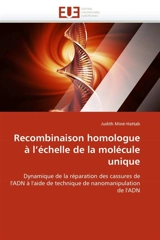 Recombinaison homologue à l''échelle de la molécule unique - Judith Miné-Hattab