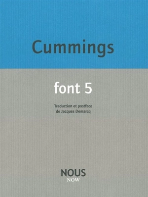 Font 5 - Edward Estlin Cummings