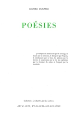 Poésies : préface à un livre futur - Lautréamont