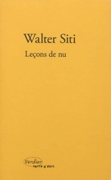 Leçons de nu - Walter Siti