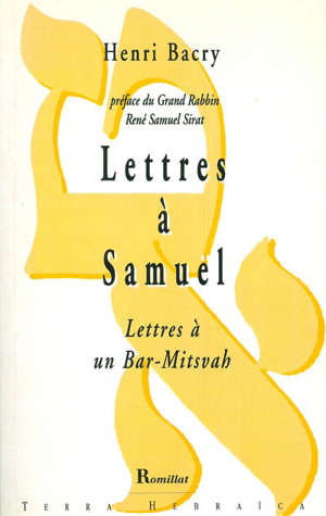 Lettres a samuel - Henri Bacry