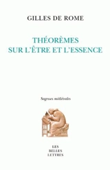 Théorèmes sur l'être et l'essence - Gilles de Rome