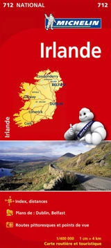CARTE NATIONALE IRLANDE - IERLAND - Collectif