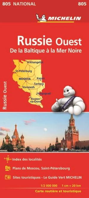 CARTE NATIONALE RUSSIE OCCIDENTALE - Collectif