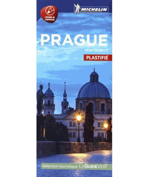 PRAGUE - PLAN DE VILLE PLASTIFIE - XXX