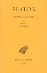 Oeuvres complètes. Vol. 5-1. Ion. Ménexène. Euthydème - Platon