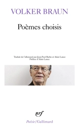 Poèmes choisis - Volker Braun