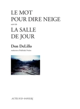 Le mot pour dire neige. La salle de jour - Don DeLillo