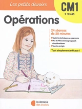 Opérations CM1, 9-10 ans : 24 séances de 20 minutes - Pierre Tribouillard