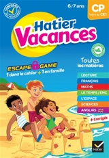 Hatier vacances, CP vers le CE1, 6-7 ans - Bénédicte Idiard