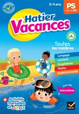 Hatier vacances, PS vers la MS, 3-4 ans : conforme aux programmes - Eliane Spampinato