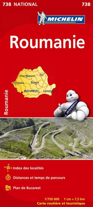 CARTE NATIONALE ROUMANIE / ROEMENIE - Collectif