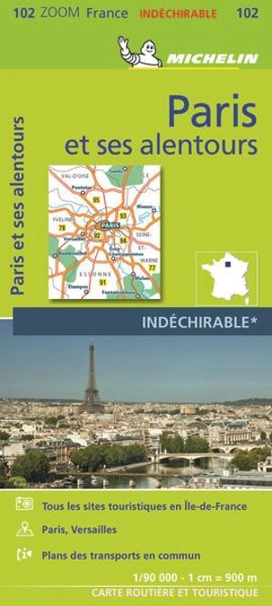 CARTE ZOOM PARIS ET SES ALENTOURS - Collectif