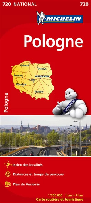 CARTE NATIONALE POLOGNE / POLEN - Collectif