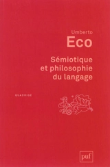 Sémiotique et philosophie du langage - Umberto Eco