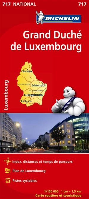 CARTE NATIONALE GRAND-DUCHE DE LUXEMBOURG - Collectif