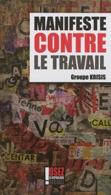 Manifeste contre le travail - Förderverein Krisis (Allemagne)