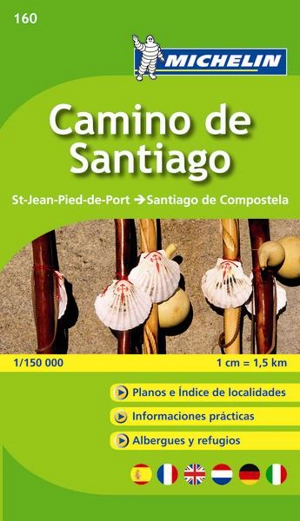 CARTE CAMINO DE SANTIAGO - SAINT JEAN PIED DE PORT - SANTIAGO DE COMPOSTELLA - Collectif