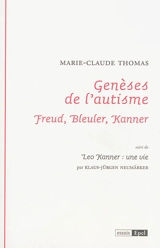 Genèses de l'autisme - Marie-Claude Thomas
