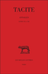 Annales. Vol. 3. Livres XI-XII - Tacite