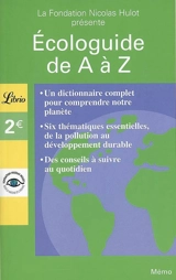 Ecologuide de A à Z - Fondation Nicolas Hulot pour la nature et l'homme