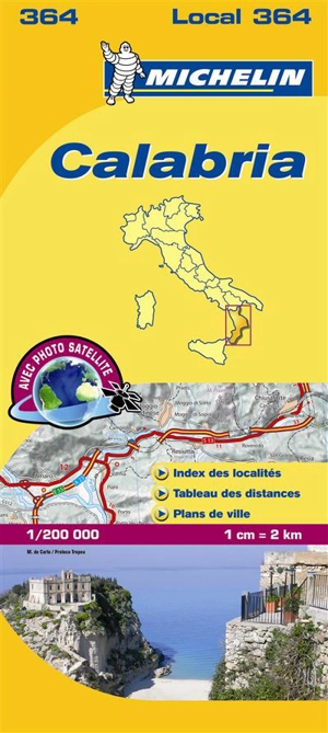CARTE DEPARTEMENTALE CALABRIA - Collectif