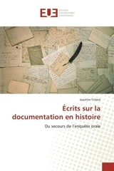 Ecrits sur la documentation en histoire - Joachim Tchero