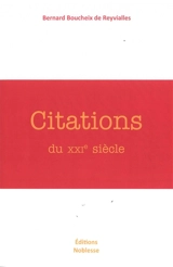 Citations du XXIe siècle - Bernard Boucheix