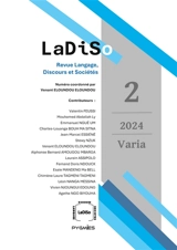 Revue Langage, Discours et Sociétés (LaDiSo) : Vol. 2, varia - Venant Eloundou Eloundou