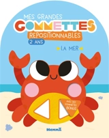 Mes grandes gommettes repositionnables : 2 ans : La mer