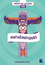 Totem, mathématiques CE2 : mémo de leçons : programmes 2025
