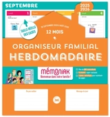 Organiseur familial hebdomadaire Mémoniak 2025-2026