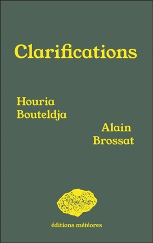 Clarifications - Houria Bouteldja
