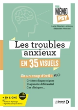 Les troubles anxieux en 35 visuels : en un coup d'oeil ! : critères diagnostiques, diagnostic différentiel, cas cliniques... - Lucie Meurier-Leclercq