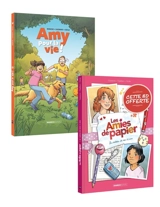 Amy pour la vie ! t03 + Amies de papier t01 offert : pack promo 2025
