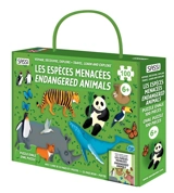 Voyage, découvre, explore. Les espèces menacées : puzzle ovale. Endangered animals : oval puzzle. Travel, learn and explore. Les espèces menacées : puzzle ovale. Endangered animals : oval puzzle - Gioia Alfonsi